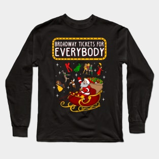 Broadway Ugly Christmas Sweater Long Sleeve T-Shirt